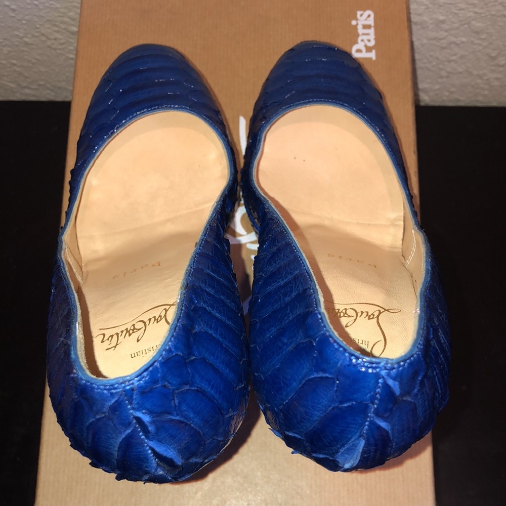 Christian Louboutin Bianca 140 Python Snakeskin N… - image 6